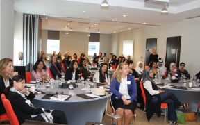 Women from across the clean energy industry attend the WICE meeting in Dubai