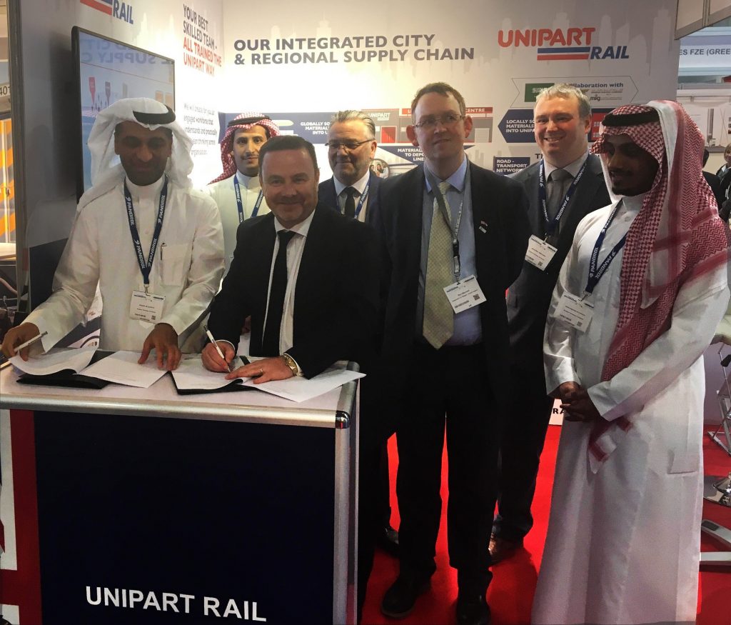 Unipart and ARC MOU During Middle East Rail 2017