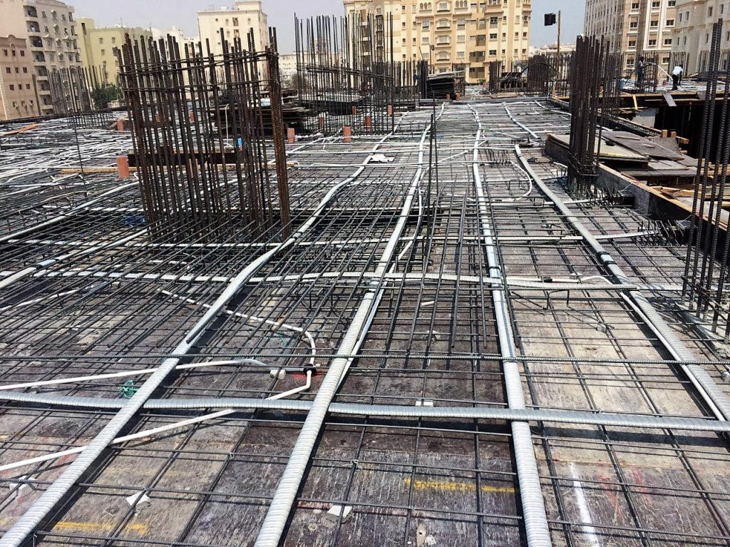 TTM post tensioning implemented in Doha Qatar building development