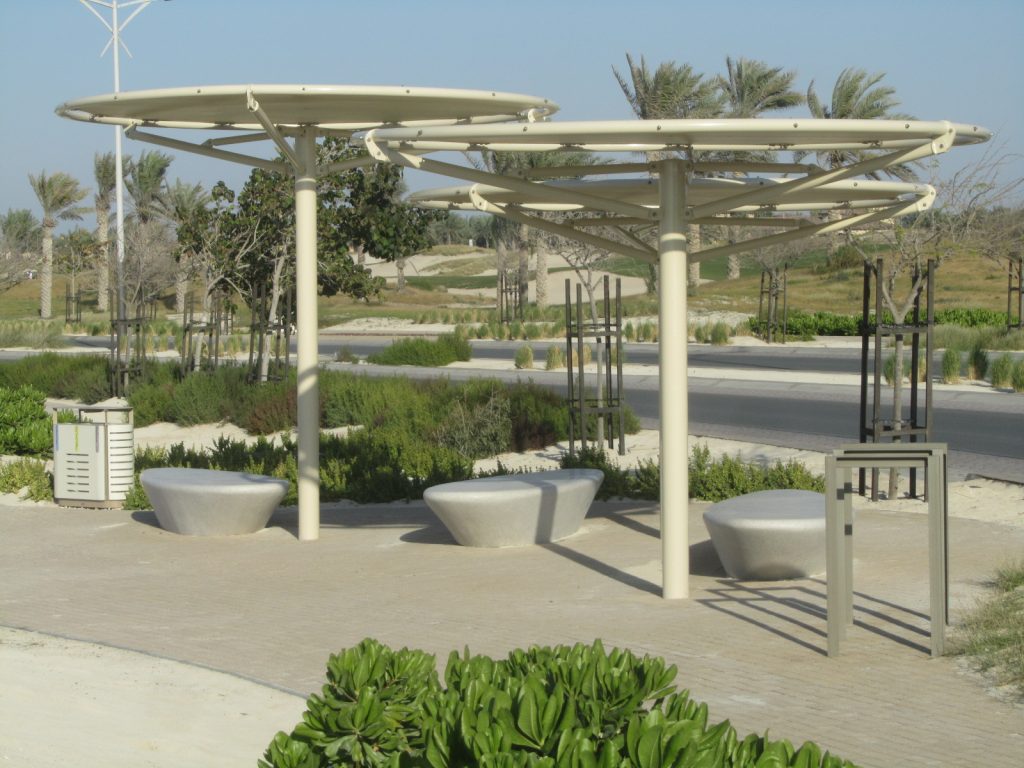 Streetscape Al Saadiyat Island Abu Dhabi region