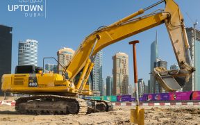 03 Uptown Dubai site w digger