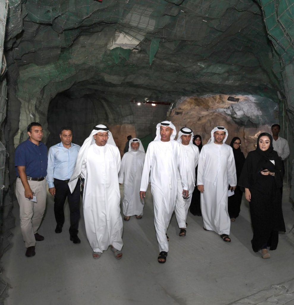Eng. Hussain Nasser Lootah during his visit to the Quran Park project