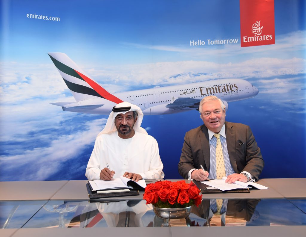 Emirates A380 Order Signing 2018