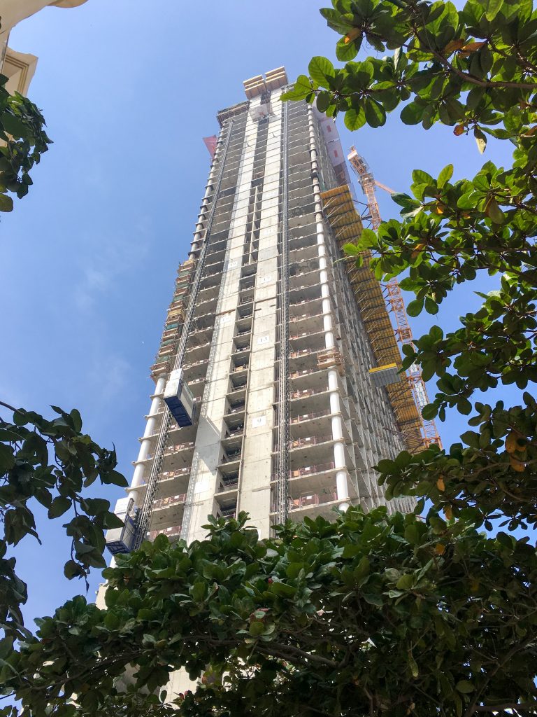 Palm Tower under construction