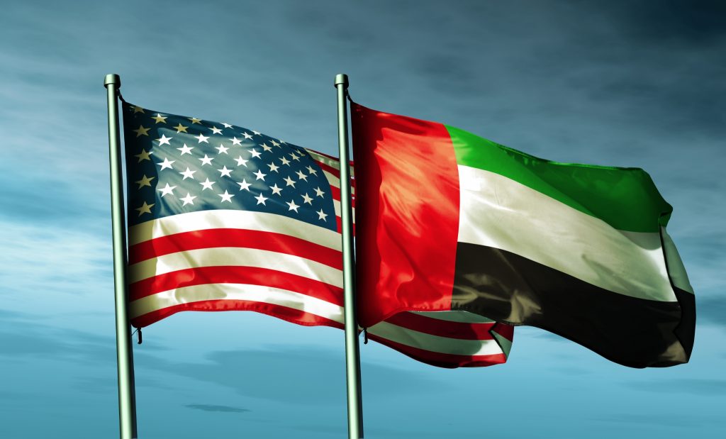 US UAE Flags