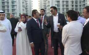 Atif Rahman and Rizwan Sajan at the celebration of the completion of Glitz 3