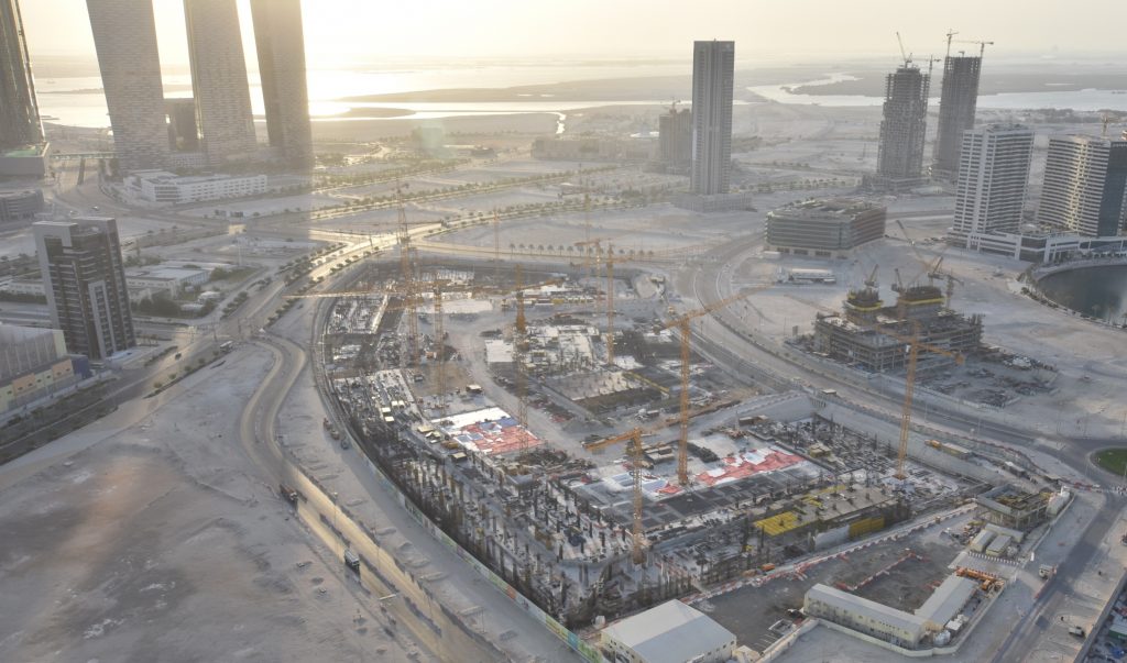 Reem Mall construction site
