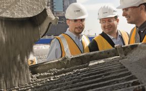 BASF employees concrete