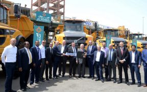 Image 2 FAMCO hands over the keys to the first new model to Al Marwan General Contracting Company MGCC 1024x645.