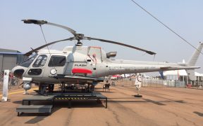 Paramount’s FLASH helicopter on display at the AAD2018 expo