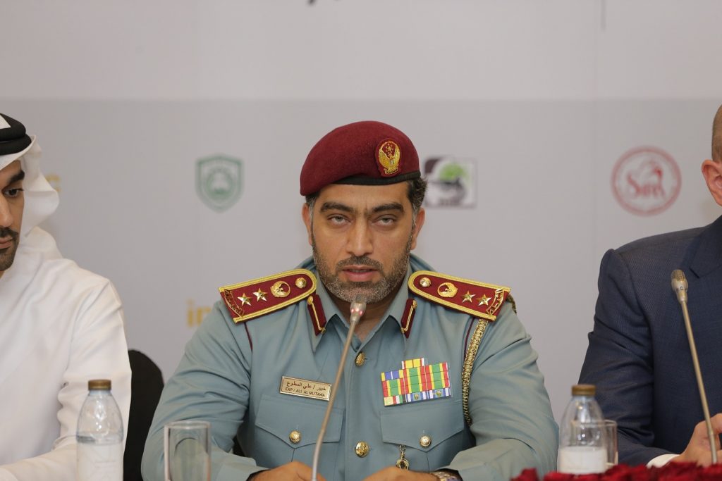 Col. Ali Al Mutawa from Dubai Civil Defence at the Intersec 2019 press conference