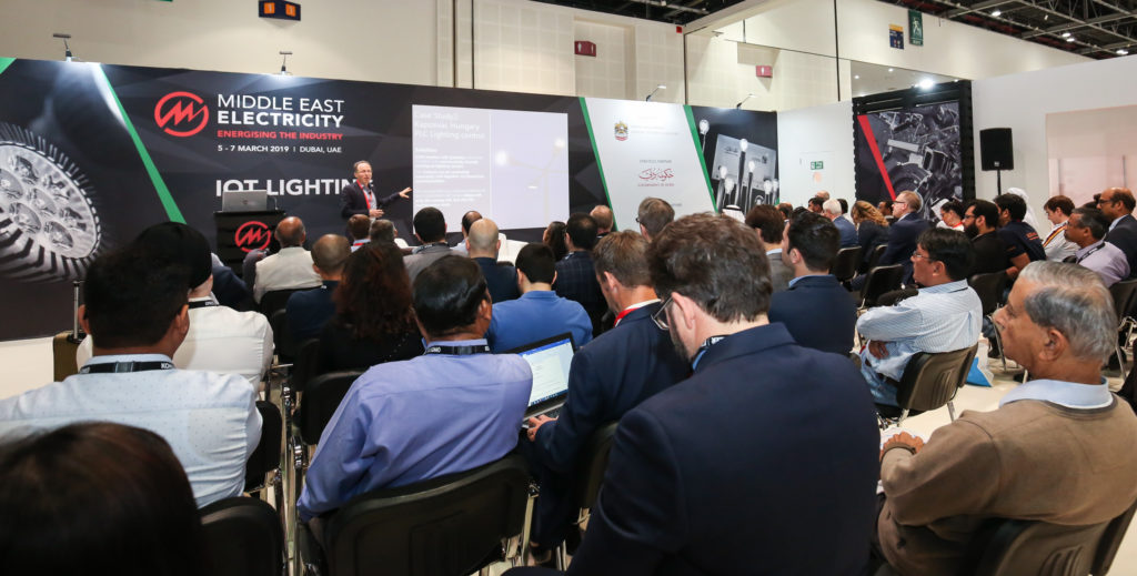 Sector pioneers tell region’s first IoT Lighting Conference at Middle East Electricity 2019