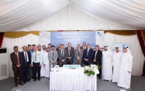 Gulftainer Officials Attend Sajaa Road Completion Opening Ceremony