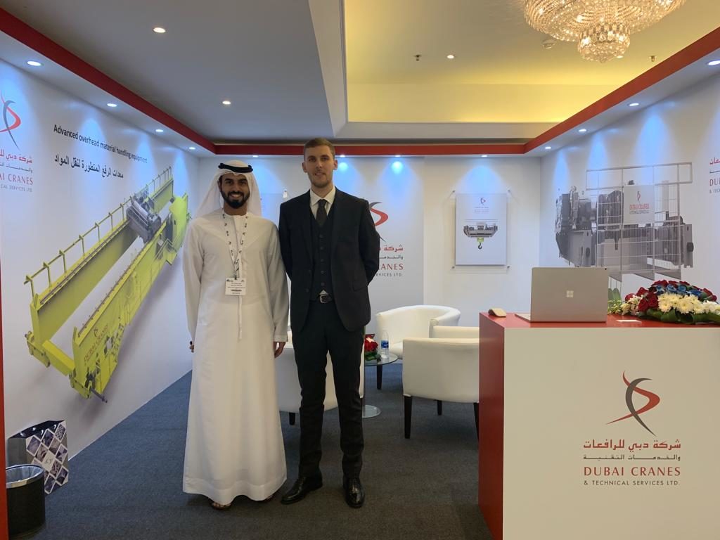 Ahmed Al Shared Group Portfolio Manager Dubai Investments and Oliver Kay Operations Manager Dubai Cranes