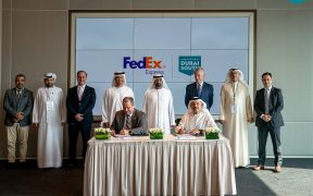 FedEx Express and Dubai South signing the agreement