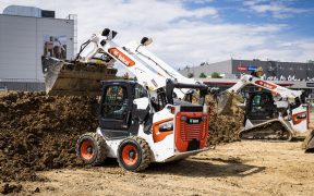Bobcat S86 and T86 loaders red