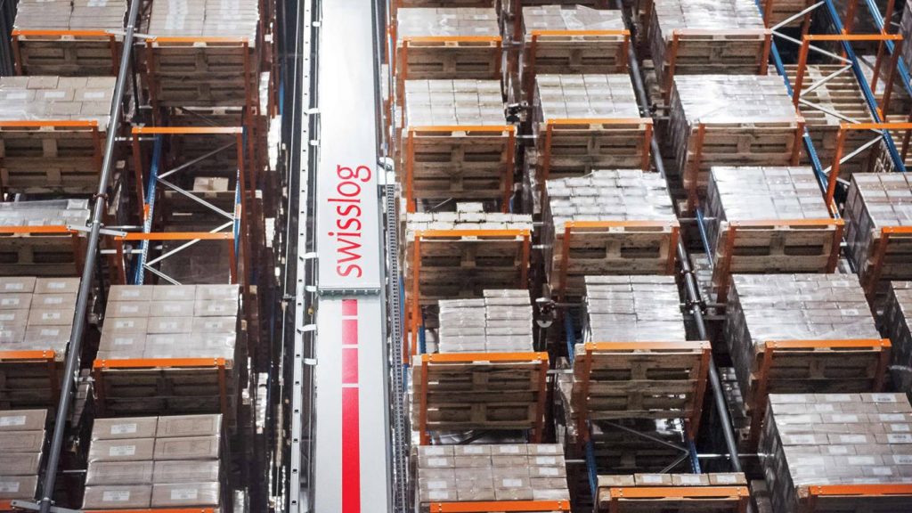 Image Automated pallet warehouse solutions Swisslog
