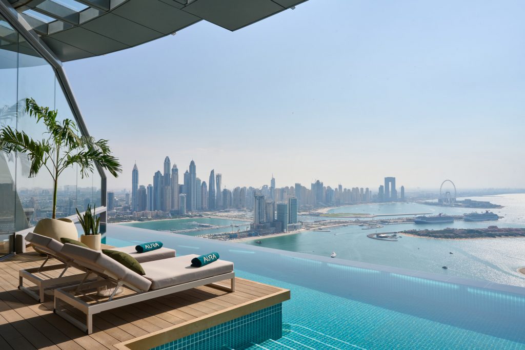 Aura Sky Pool the worlds highest 360° infinity pool by Sunset Hopsitality Group