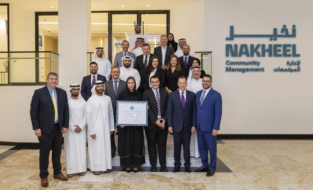 RERA recognise Nakheel Community Management for receiving the WELL certification 2