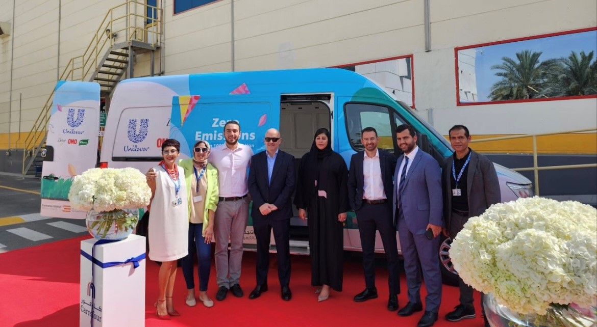 Unilever EV Van launch UAE