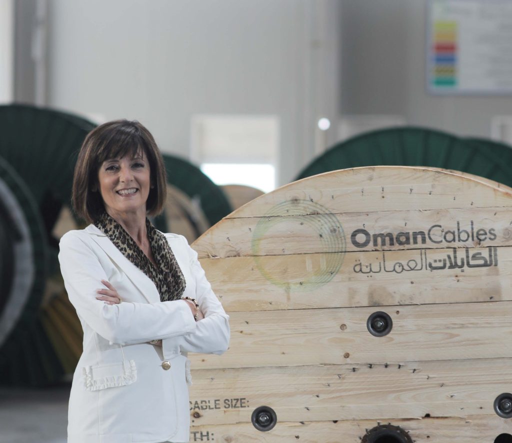 Cinzia Farise CEO of Oman Cables Industry