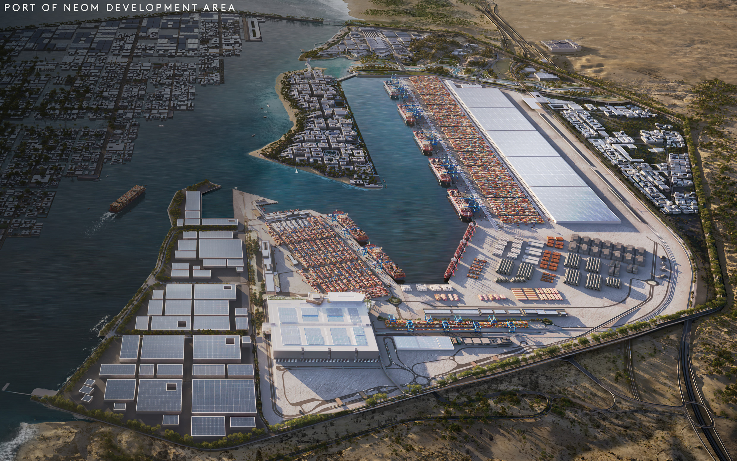 Port of NEOM development area in focus at Oxagon 2 1