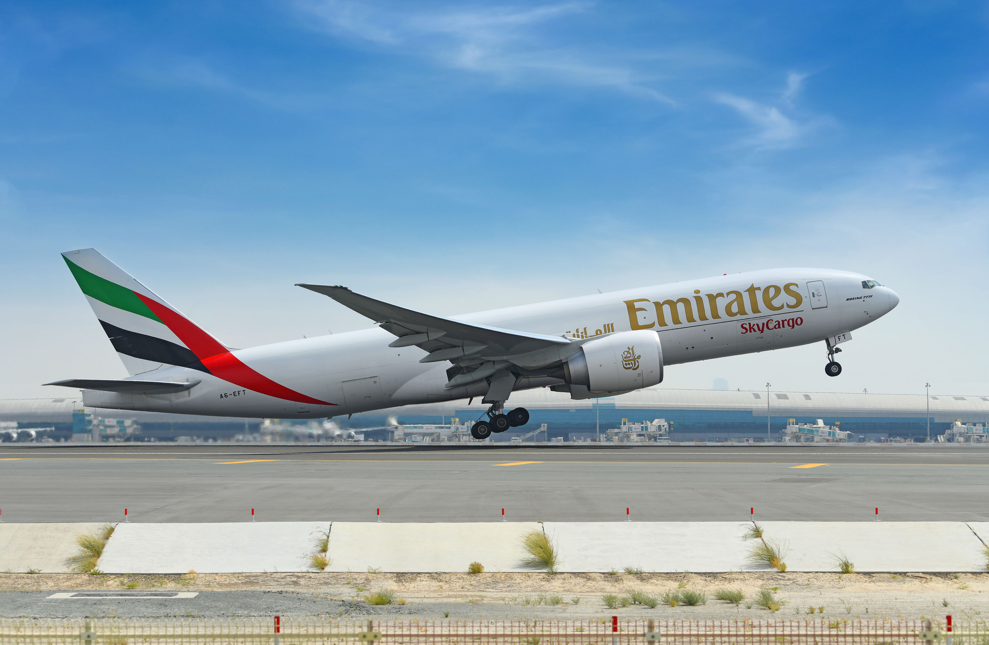 Emirates SkyCargo freighter