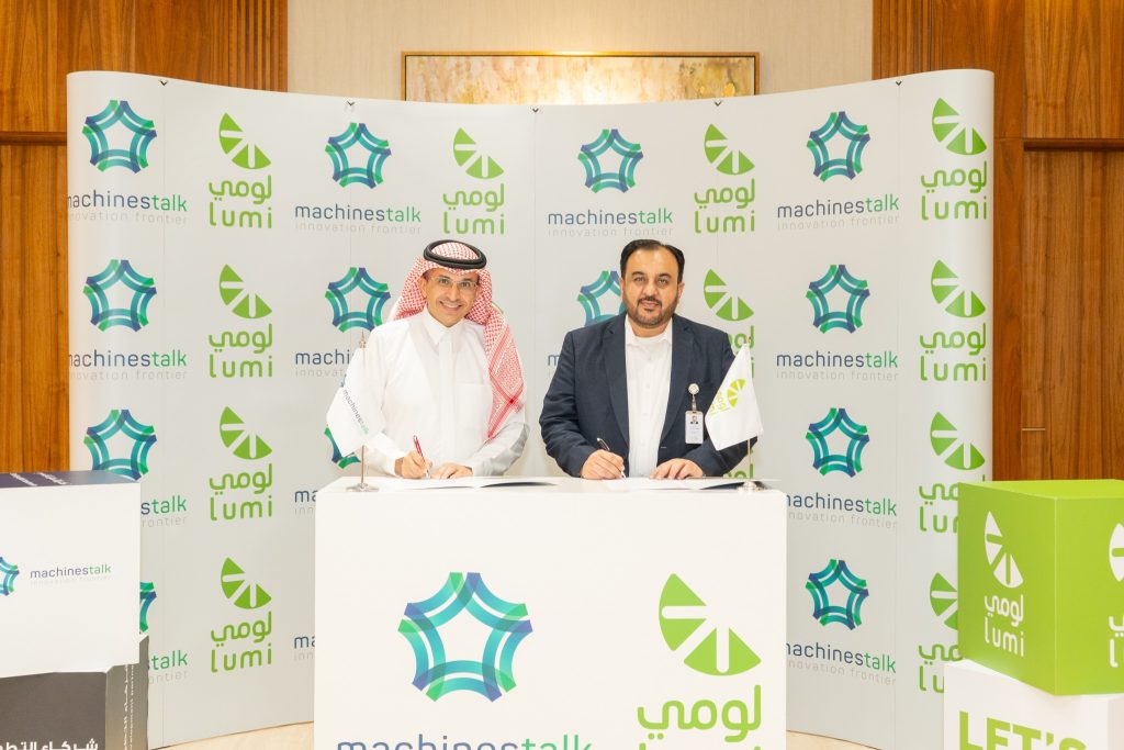 Lumi and MachinesTalk sign SAR 28 million technology agreement signing 2